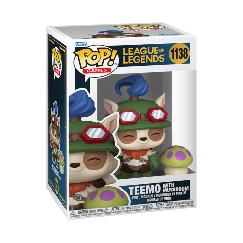 Funko Pop Teemo With Mushroom League Of Legends #1138 - Produto Original