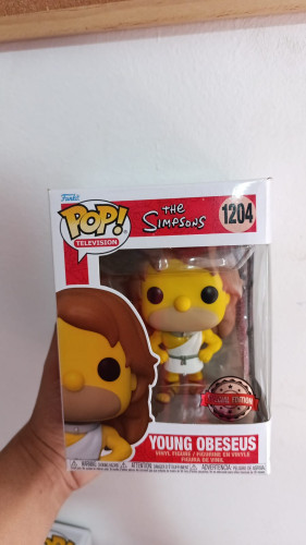 Funko Pop Television 1204 - Young Obeseus-Os Simpsons-1204