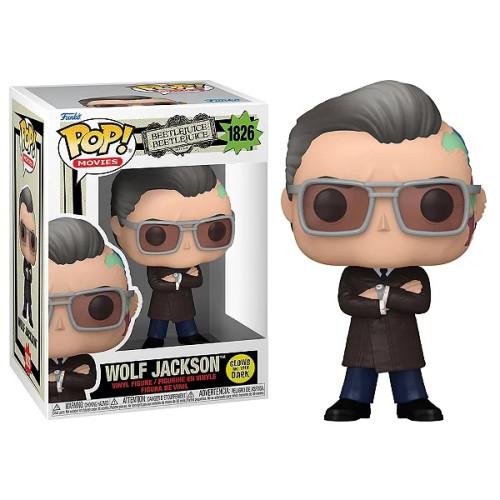 Funko Pop Terror Beetlejuice Wolf Jackson 1826 Exclusivo Glow-Beetlejuice-1826