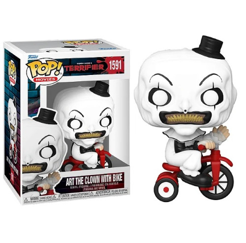 Funko Pop Terror Terrifier Art the Clown With Bike 1591-Terror-1591