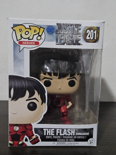 Funko Pop The Flash 201 Unmasked Liga Da Justiça-Justice League-201