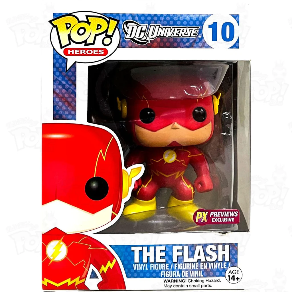 Funko Pop The Flash PX Previews Exclusivo Heroes Dc Universe #10 - Produto Original
