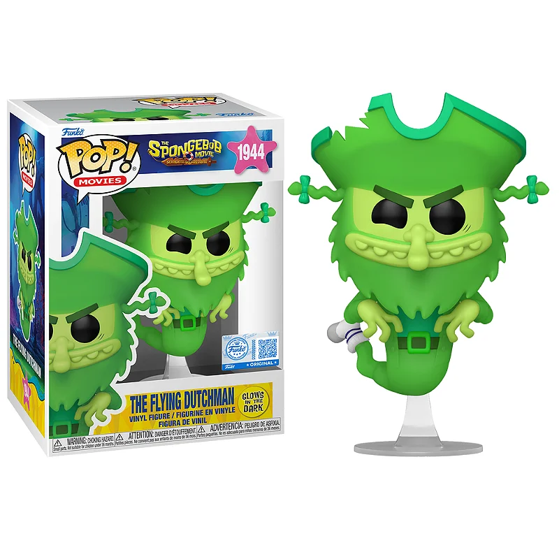 Funko Pop The Flying Dutchman Glows in the Dark Exclusive Spongebob Squarepants #1944 - Produto Original