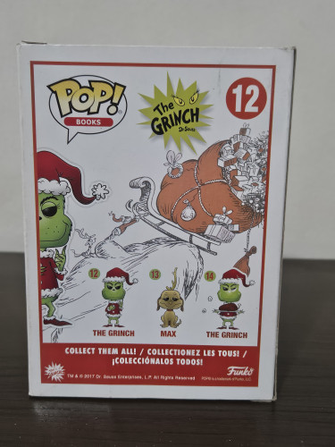 Funko Pop The Grinch 12 (Verde) Caixa Danificada - Holidays A Christmas Story - #1