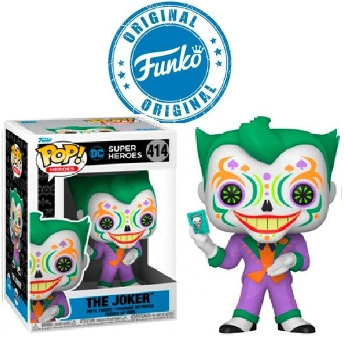 Funko Pop The Joker (coringa)  #414 - (sem Caixa) - Dc Super Heroes - #414 FUNKO POP #414 - Produto Original
