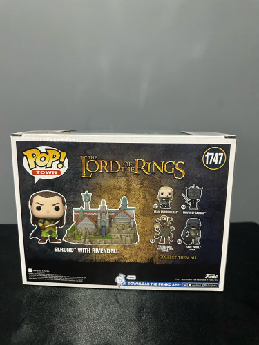 Action Figures Funko Pop The Lord Of The Rings Elrond With Rivendell 1747 - The Lord Of The Rings - #