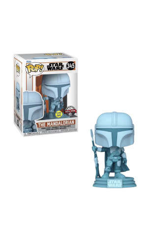 Funko Pop The Mandalorian Glows In The Dark - The Mandalorian - #345