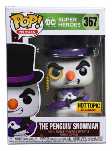 Funko Pop The Penguin Snowman - Exclusivo Hot Topic-DC Super Heroes-367