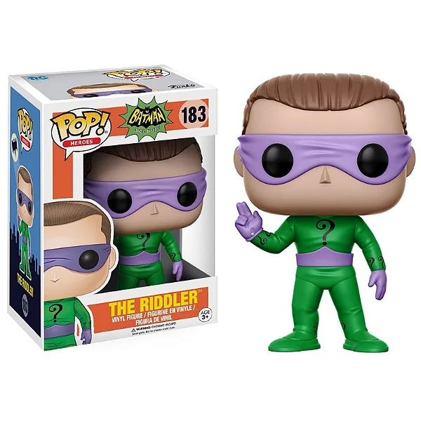 Funko Pop The Riddler Batman Classic Tv Series #183 - Produto Original