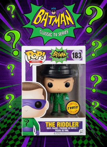 Funko Pop The Riddler Chase Batman Classic Tv Series #183 - Produto Original
