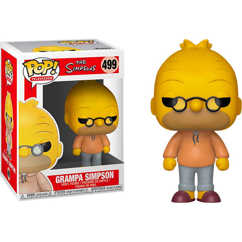 Funko Pop The Simpsons Grampa Simpson 499 Colecionável Boneco Desenho Animado-Os Simpsons-499