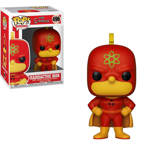 Funko Pop The Simpsons Radioactive Man 496 Colecionável Boneco Desenho Animado-Os Simpsons-496