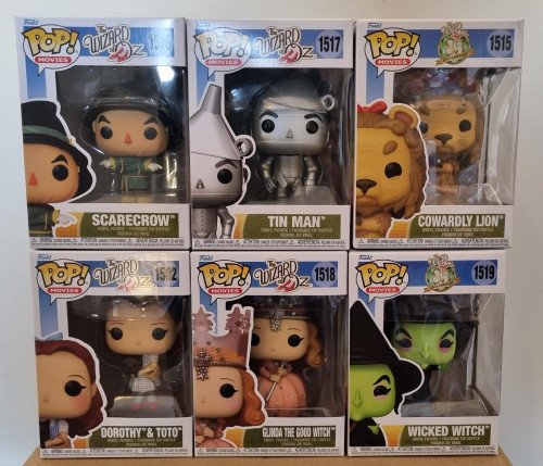 Funko Pop The Wizard Of Oz - (coleção Completa) - O Mágico De Oz - #1502