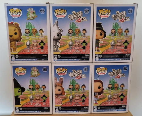 Funko Pop The Wizard Of Oz - (coleção Completa) - O Mágico De Oz - #1502