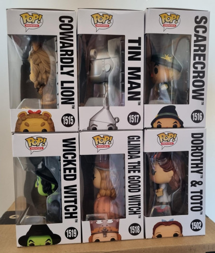 Funko Pop The Wizard Of Oz - (coleção Completa) - O Mágico De Oz - #1502