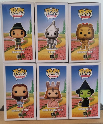 Funko Pop The Wizard Of Oz - (coleção Completa) - O Mágico De Oz - #1502