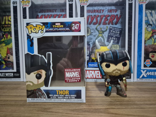 Funko Pop Thor Marvel Collector Corps - #247 (sem Blister Original)-Marvel Thor Ragnarok-0