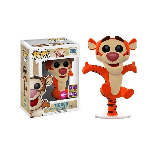 Funko Pop Tigger Flocked 2017 Summer Convention (Caixa com detalhes)-Disney-288