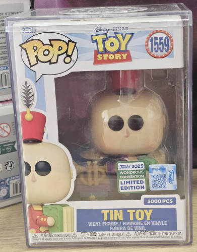 Funko Pop Tin Toy Wondrous Con - Com Caixa Protetora - Toy Story - #1559