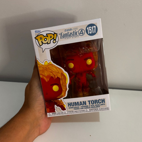 Funko Pop Tocha Humana - Human Torch - Quarteto Fantástico - The Fantastic Four-The Fantastic Four: First Steps-1517