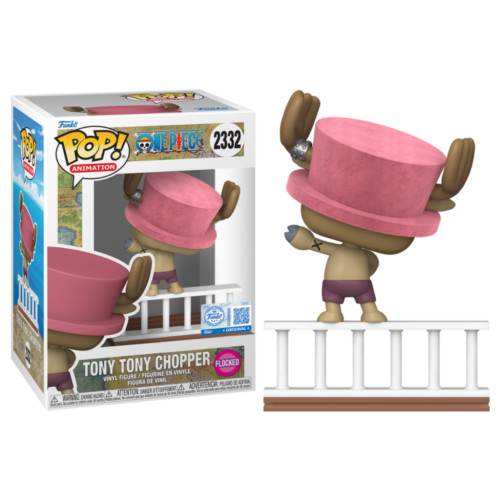 Funko Pop Tony Tony Chopper Flocked ( Build A Scene ) Exclusive One Piece #2332 - Produto Original