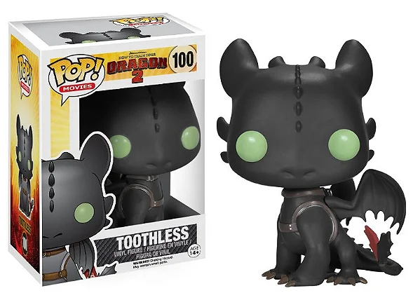 Funko Pop Toothless-How To Training Your Dragon-100