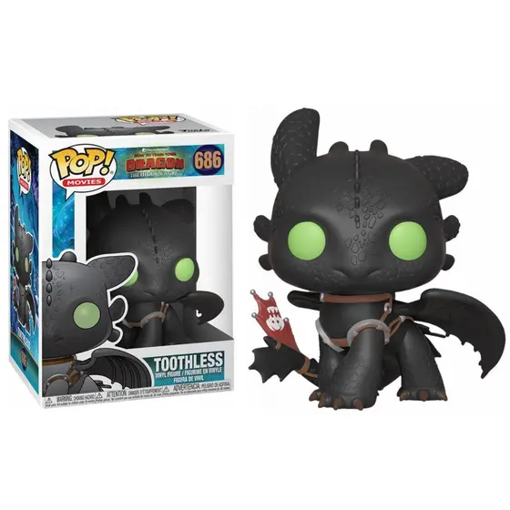 Funko Pop Toothless Como Treinar seu Dragão Banguela - #686 Como Treinar Seu Dragão #686 - Produto Original