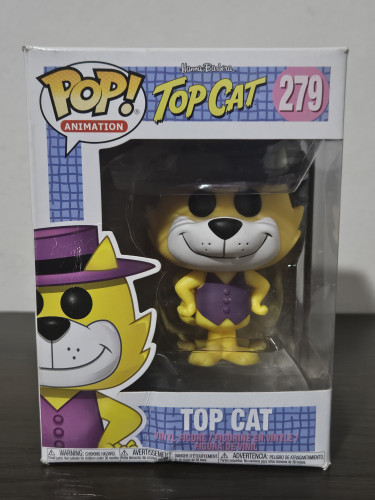 Funko Pop Top Cat 279 Caixa Danificada Manda Chuva Hanna Barbera Hanna-Barbera #279 - Produto Original