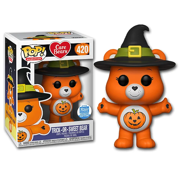 Funko Pop Trick-Or-Sweet Bear Limited Edition-Care Bears-420