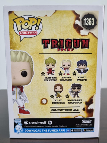 Funko Pop Trigun - Knives Millions - Trigun - #1363