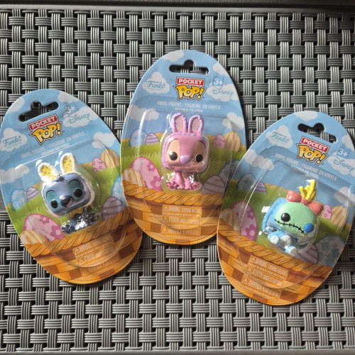 Funko Pop Trio Stitch Pocket Lilo E Stitch #2036 - Produto Original