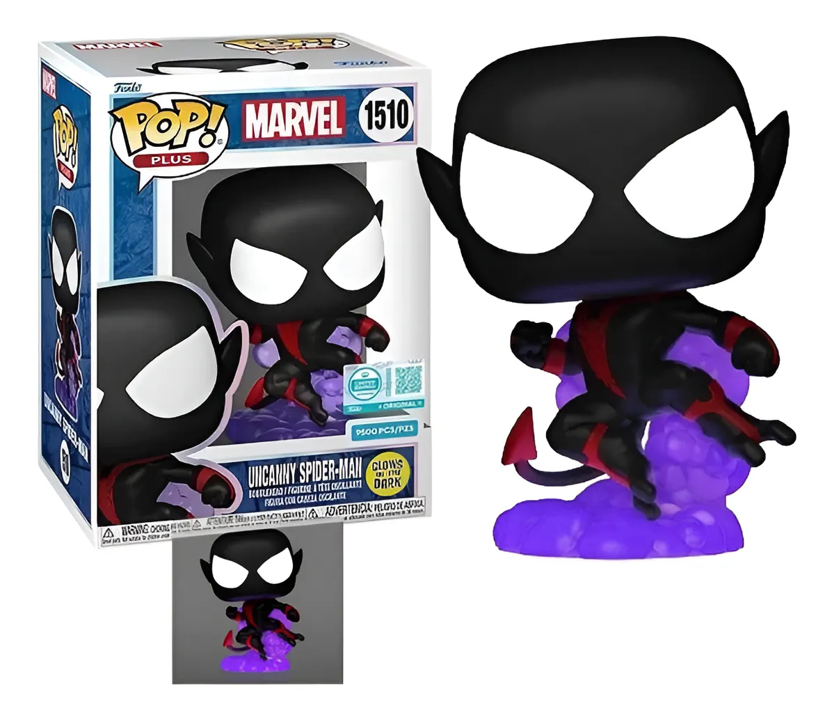 Funko Pop Uncanny Spider Man #1510 Pop Glow Supreme - Raro One Piece #1 - Produto Original