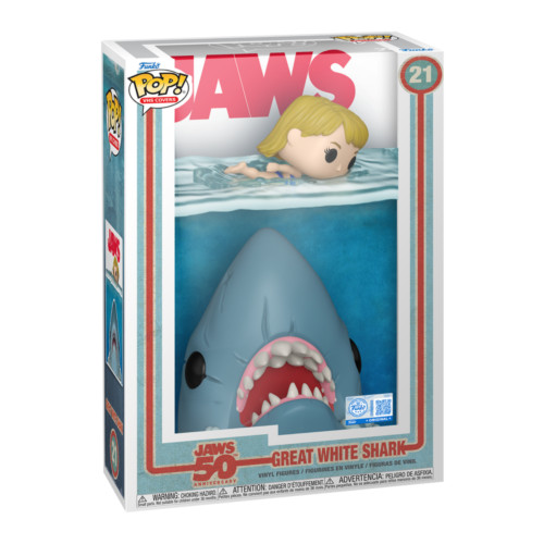 Funko Pop Vhs Cover Great White Shark - Tubarão 50 Anos-Jaws 50th Anniversary-21