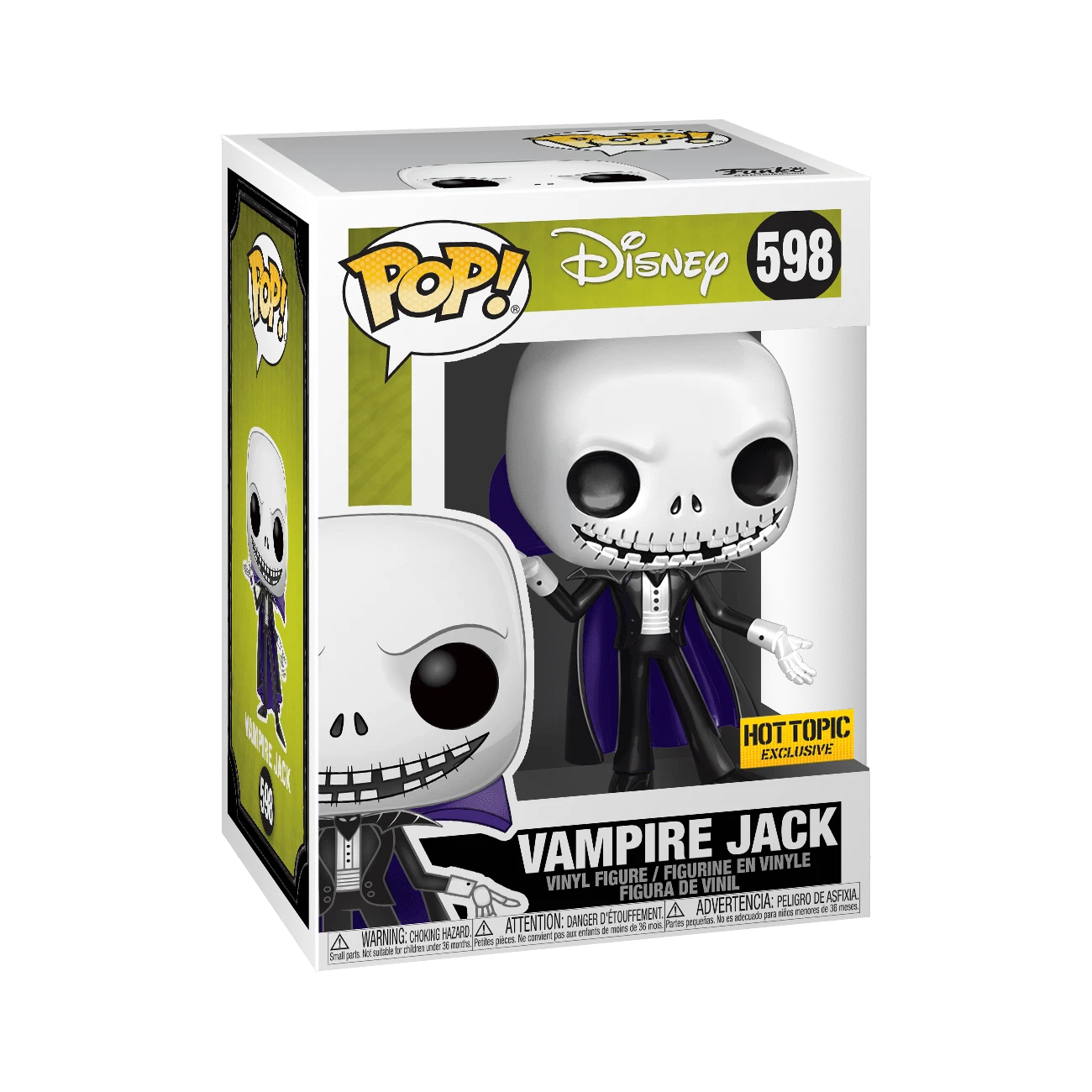 Funko Pop Vampire Jack Hot Topic-Disney-598