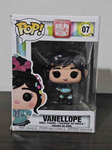 Funko Pop Vanellope 07 Caixa Danificada Ralph Breaks the Internet Detona Ralph #7 - Produto Original