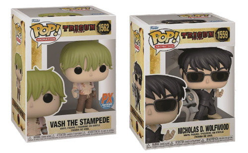 Funko Pop Vash The Stampede Px Exclusive + Nicholas D. Wolfwood 1559-Trigun-1562