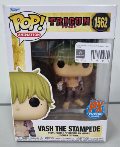 Funko Pop Vash The Stampede Px Exclusive - Trigun - #1562