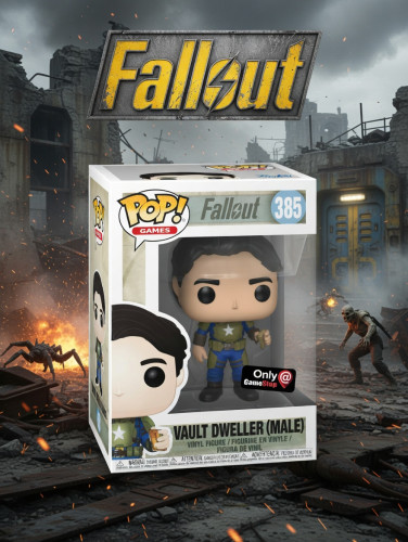 Funko Pop Vault Dweller (male) Exclusivo Fallout #385 - Produto Original