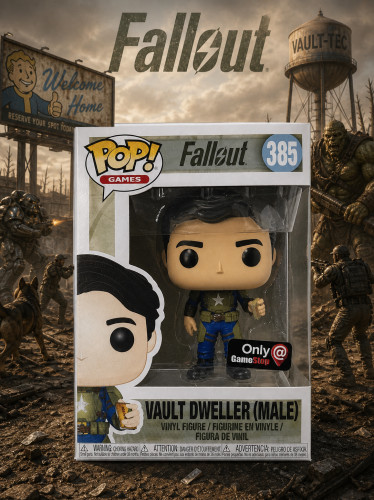 Funko Pop Vault Dweller (male) Exclusivo Fallout #385 - Produto Original