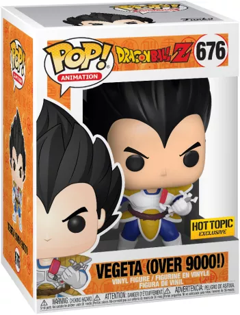 Funko Pop Vegeta ( Over 9000!) - Dragon Ball Z  #676