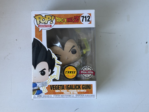 Funko Pop Vegeta (galick Gun) Edição Especial - CHASE - Dragon Ball - #712 FUNKO POP #712 - Produto Original