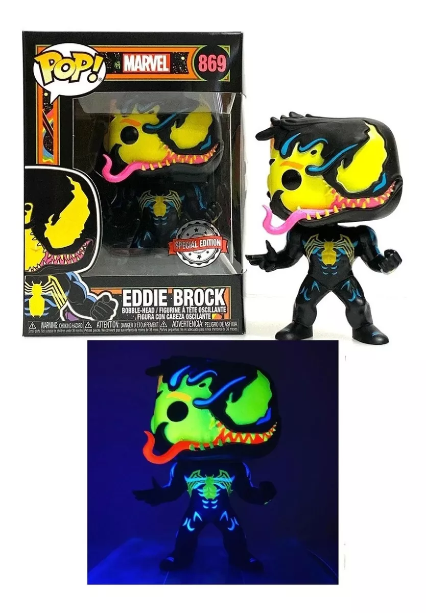 Funko Pop Venom Black Light #869 Original Venom #2020 - Produto Original