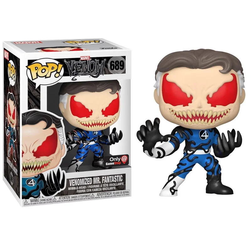 Funko Pop Venomized Mr. Fantastic GameStop Exclusive Marvel Venom #689 - Produto Original