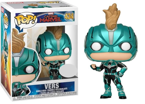 Funko Pop Vers Marvel Captain Marvel #434 - Produto Original