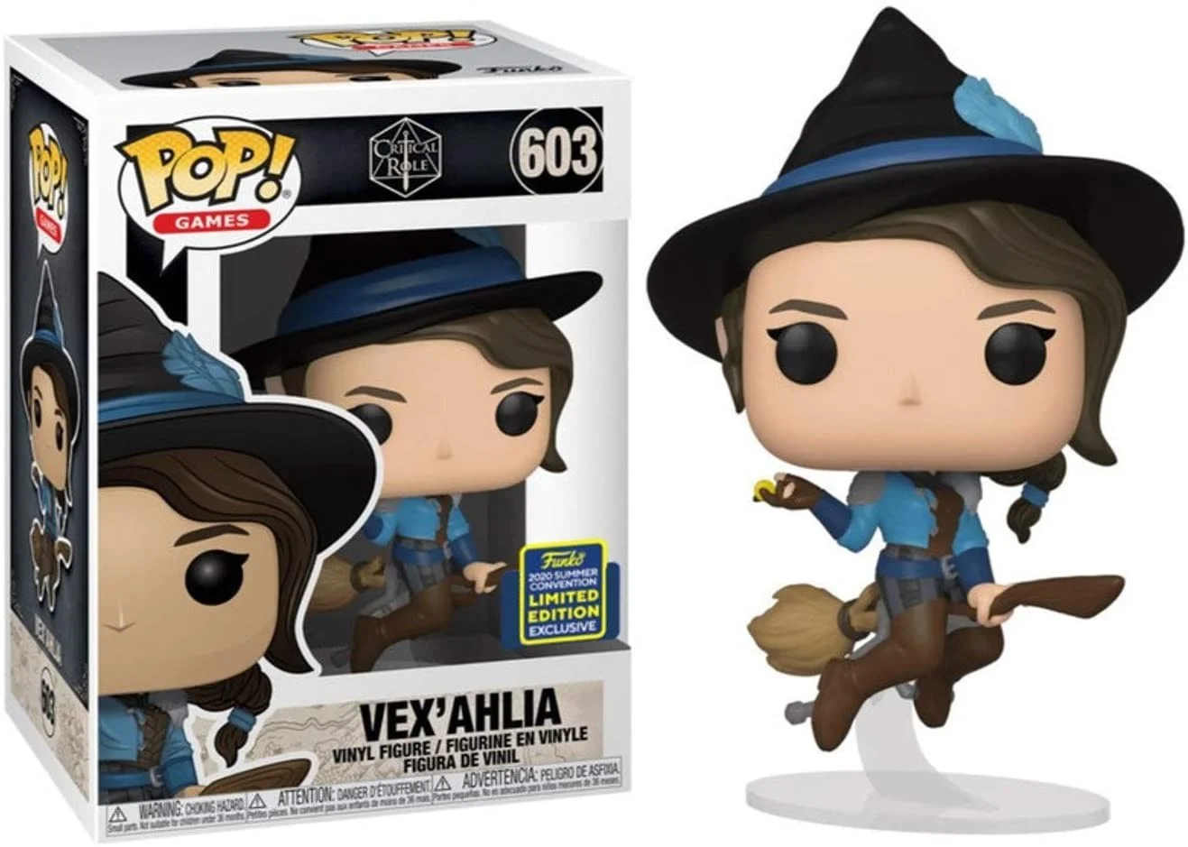 Funko Pop Vex'halia Summer Convention Exclusive Critical Role: Vox Machina #603 - Produto Original