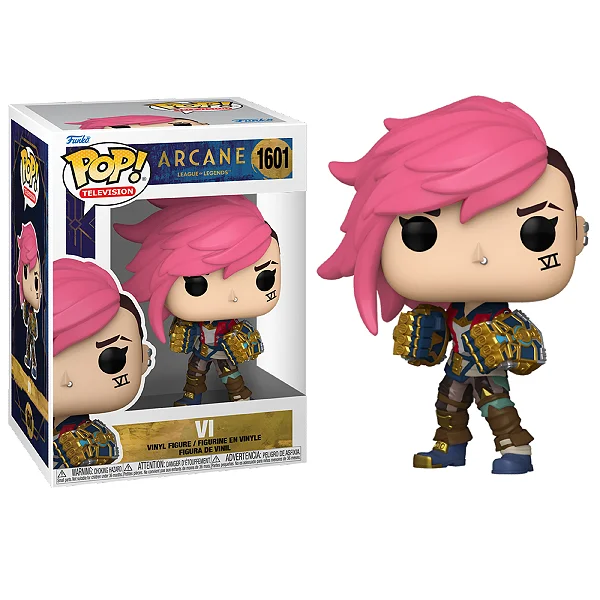 Funko Pop Vi Arcane: League Of Legends #1601 - Produto Original
