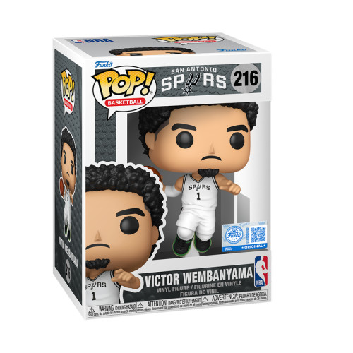 Funko Pop Victor Wembanyama Exclusivo Basketball NBA San Antonio Spurs #216 - Produto Original