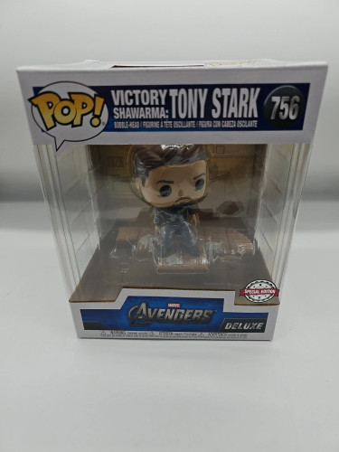 Funko Pop Victory Shawarma: Tony Stark - Exclusivo Amazon - Marvel Avengers - #756-Marvel Avengers-756