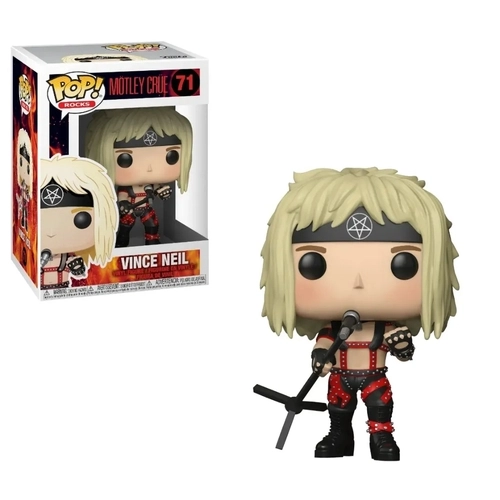 Funko Pop Vince Neil Motley Crue #71 - Produto Original