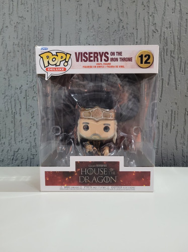 Funko Pop Viserys Targaryen On The Iron Throne - HOUSE OF DRAGON - #12